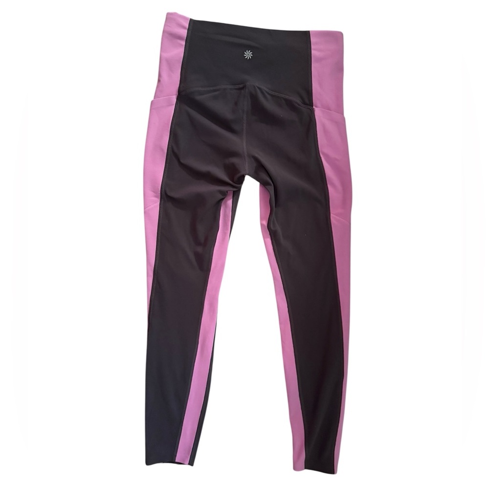 Athleta Yin 7/8 tight in Spring Night/Violet Blush small - Picture 3 of 3